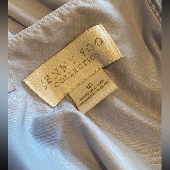 Jenny Yoo bridesmaids dress Harris Whisper Blue - Picture 3 of 3